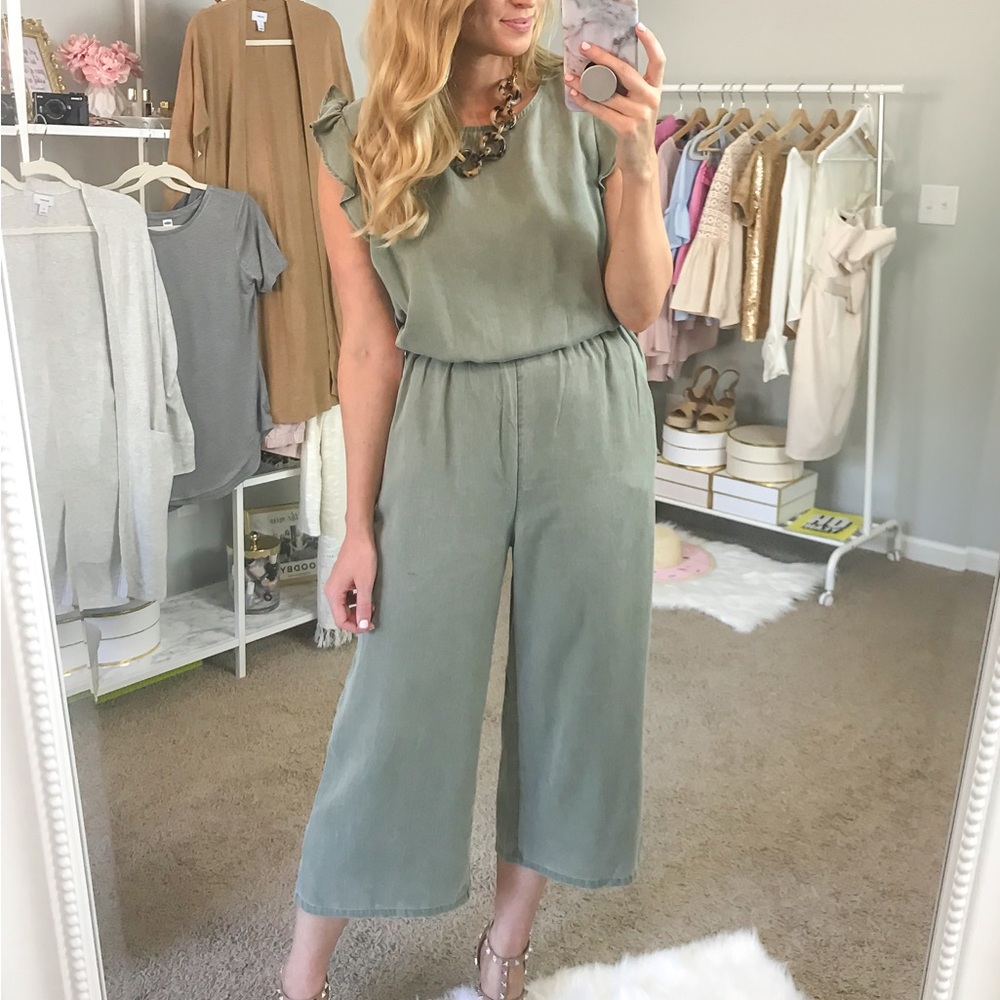 Old Navy Women's Green Jumpsuit